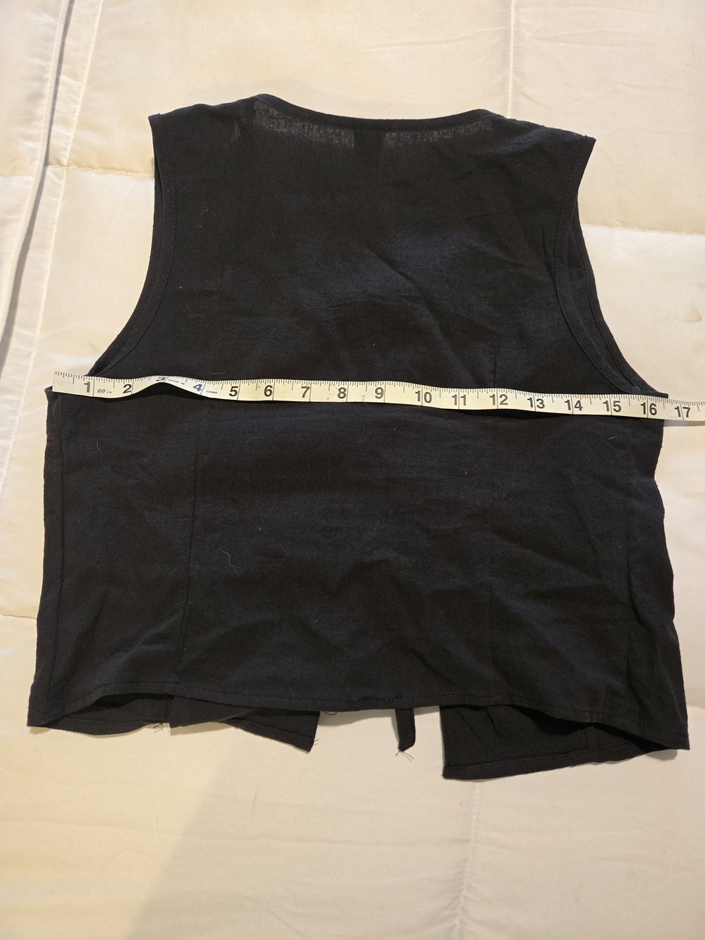 SHEIN Black Ribbed Cropped Tank